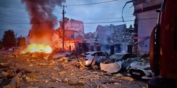 Massive Russian barrage; Ukraine vows revenge