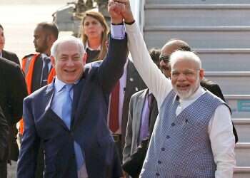 Indians celebrate Modi's birthday with Netanyahu twist