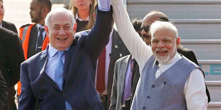 Indians celebrate Modi's birthday with Netanyahu twist