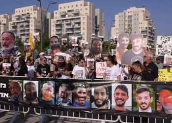 'The longest Oct. 7': Nir Oz community demonstrate on 700th day of captivity