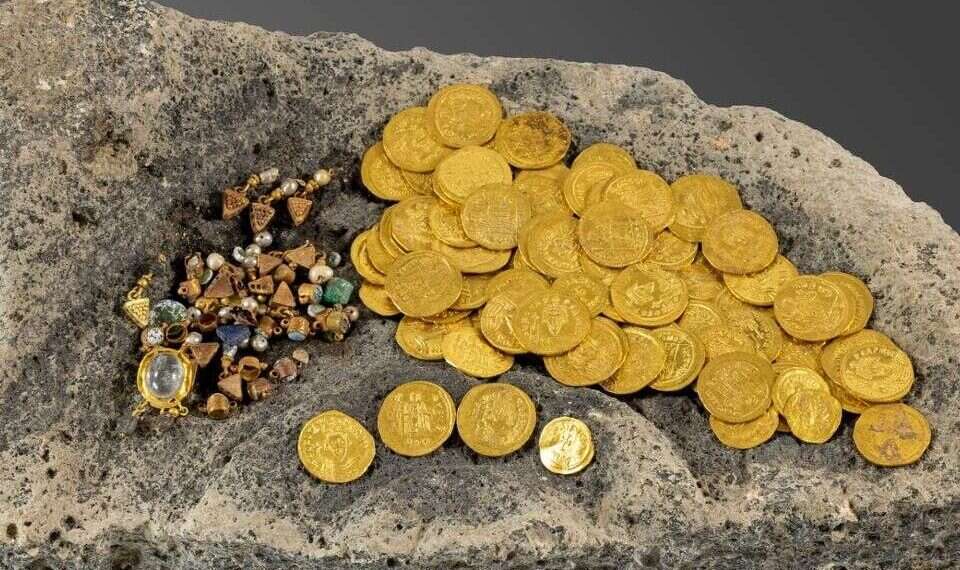 Nearly 100 Byzantine-era coins discovered at Sea of Galilee