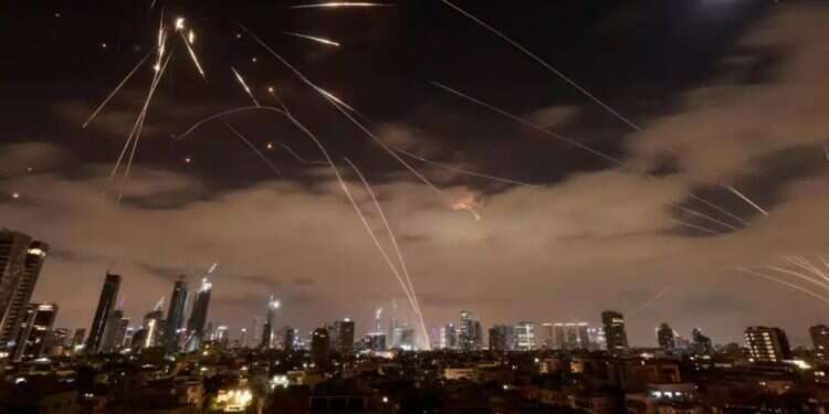 Interceptions over Tel Aviv during the war with Iran. Credit: AFP 'There will be more rounds with Iran'