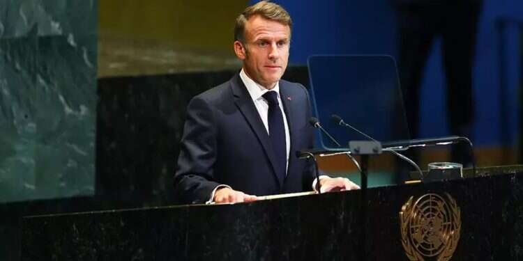 Macron: I believe in peace and recognize a Palestinian state