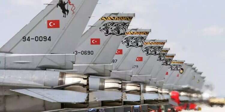 Turkish Air Force jets. Photo: AP Turkish media outlines targets for strikes in Israel