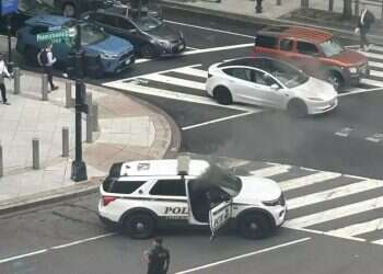 Secret Service vehicle bursts into flames outside White House ahead of Netanyahu-Trump meeting