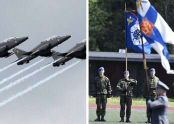 Finnish air force drops swastika flag to avoid NATO embarrassment