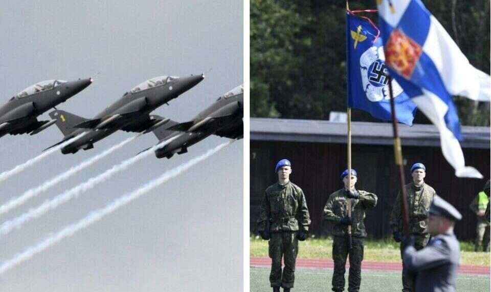 The Finnish Air Force will end its use of the swastika symbol on its official flags Finnish air force drops swastika flag to avoid NATO embarrassment