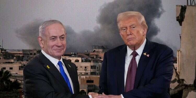 Benjamin Netnyahu and Donald Trump on Sept. 29, 2025 Trump says Israel will 'do what it needs to do' if Hamas rejects plan