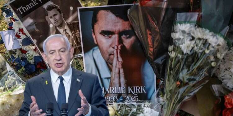 Netanyahu attacks 'big lie' on Israel, Kirk assassination