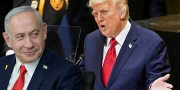 President Donald Trump and Prime Minister Benjamin Netanyahu Trump saved Israel from itself by taking hot-button issue off the table