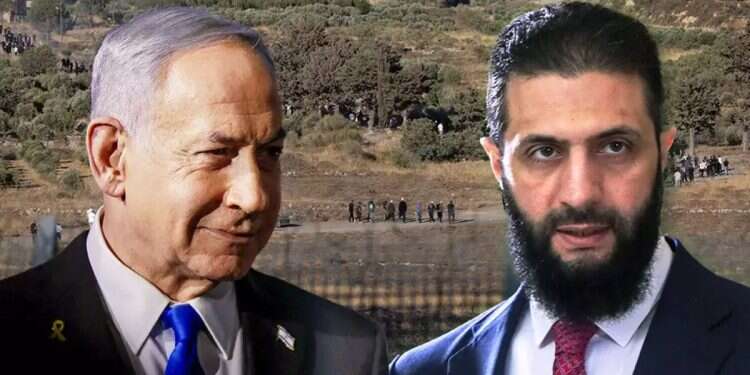 Syrian President Ahmed al-Sharaa and Prime Minister Benjamin Netanyahu near the Israel-Syria border. Photo: Reuters, EPA Netanyahu admits talks with Syria, outlines conditions for success