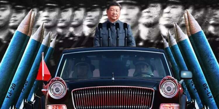 The Chinese parade | Photo: Composite images, AP, Reuters This is China's full nuclear triad