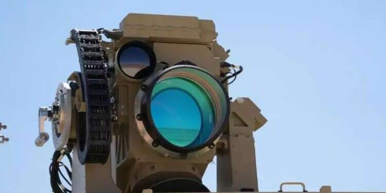 Iron Beam laser defense system. Photo: Defense Ministry Spokesperson’s Office Meet Israel's new Iron Beam laser defense system