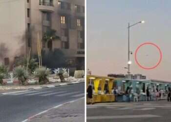 Houthi drone hits Eilat, sparking fire