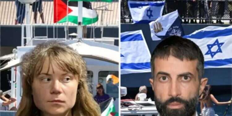 The Green Prince versus Greta Thunberg. Photo: Efrat Eshel, Foreign Ministry, Reuters, Yehuda Ben Yitach The Green Prince launches counter-flotilla against Greta Thunberg