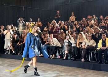 Hostage survivor Maya Regev walks Tel Aviv Fashion Week runway