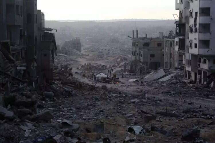 Destruction in the Gaza Strip. Photo: AFP