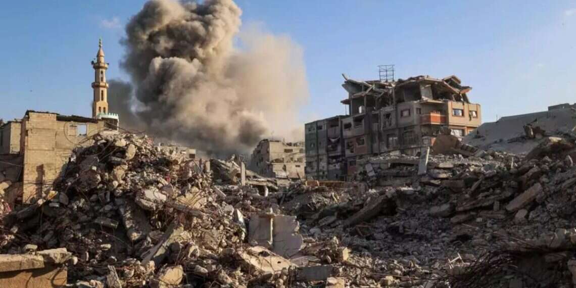 Strikes in Gaza. Photo: AFP Iran may have 'stoked' Hamas to violate ceasefire