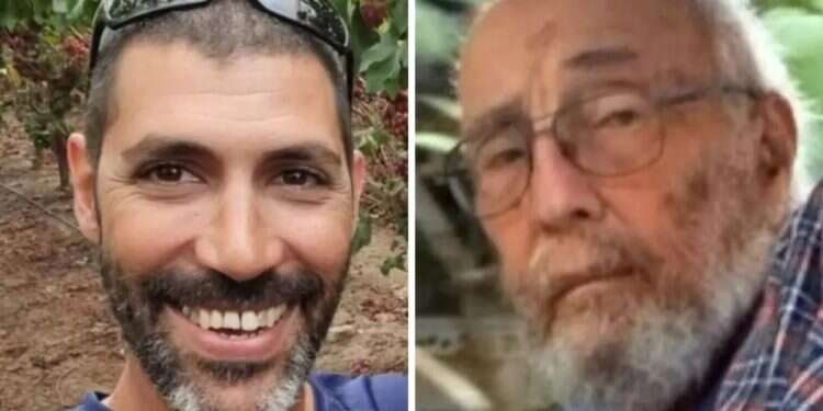 Tamir Adar and Arie Zalmanowicz Nir Oz mourns as 2 deceased hostages returned overnight