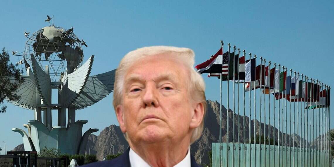 Preparations for an international summit on Gaza, amid a ceasefire between Israel and Hamas, at the Red Sea resort of Sharm el-Sheikh, Egypt, October 11, 2025 The 47th president's super-mediator model is the only path