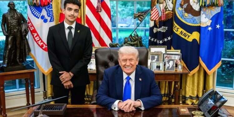 President Trump hosts former hostage Edan Alexander at the White House