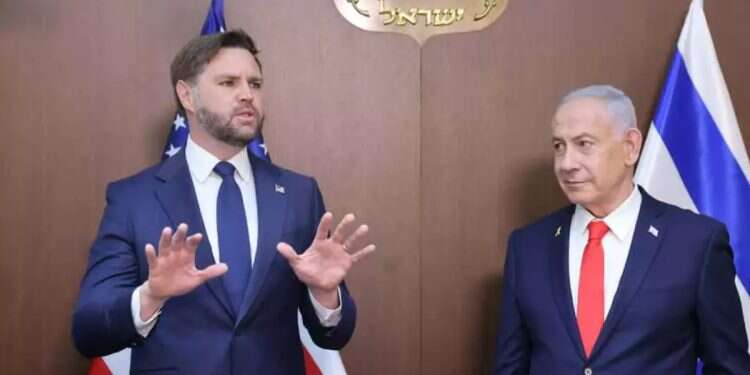 Vance and Netanyahu. Photo: Marc Israel Sellem Vance meets Netanyahu with three hot-button issues on the agenda