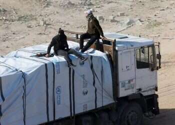 US military drone footage reveals Hamas looting aid trucks in Gaza