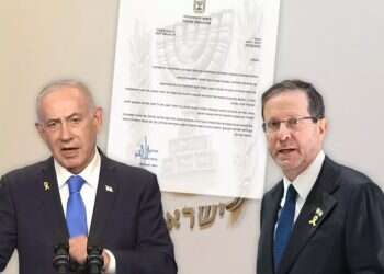 Netanyahu submits pardon request to Herzog. Photo: Aryeh Leib Abrams/Flash90, GPO, Mishael Dot Com Netanyahu asks President Herzog for pardon