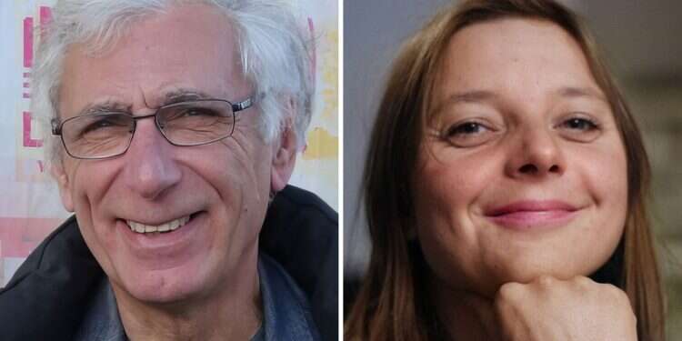 Jacques Paris detained in Iran, and a portrait released on March 11, 2023 of French teacher and trade unionist Cecile Kohler, detained in Iran Iran releases French nationals who 'spied' for Israel