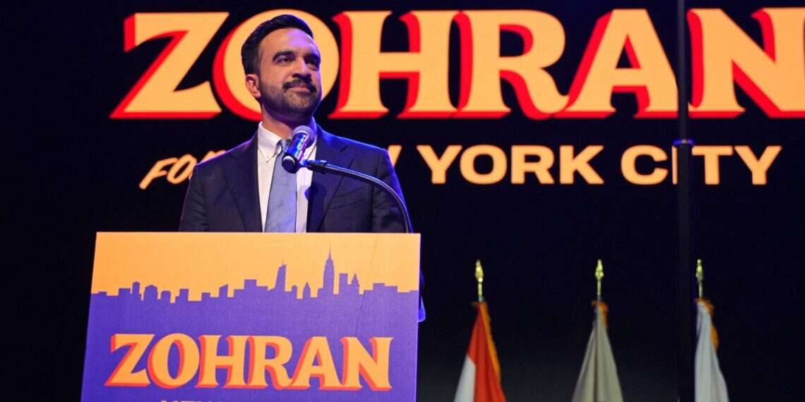 Then-New York City Mayoral candidate Zohran Mamdani speaks during an election night event at the Brooklyn Paramount Theater in Brooklyn, New York on November 4, 2025 Mamdani aide under fire for praising Iran leader who called Israel cancer