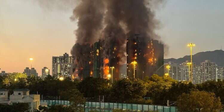 What caused the Tai Po apartment blaze
