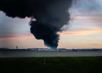 Large cargo aircraft plunges; 7 dead