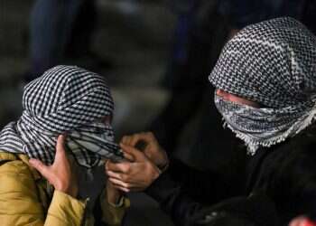 Lizzy Savetsky dons Israeli headscarf 'in response to the keffiyeh'