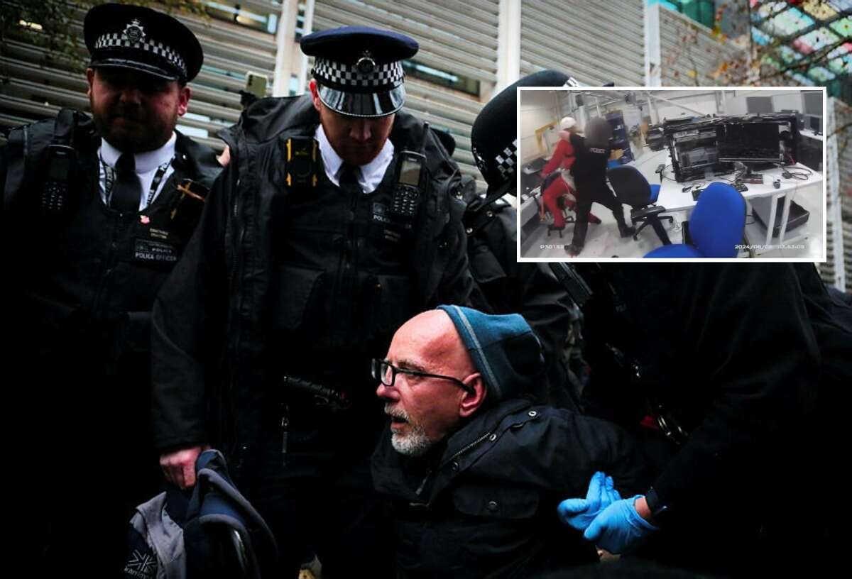 Pro-Palestinian activist accused of fracturing officer's spine with sledgehammer