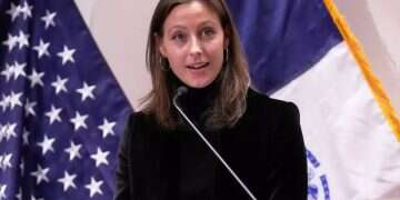 Elle Bisgaard-Church. Photo: AP Mamdani appoints anti-Israel activist as chief of staff