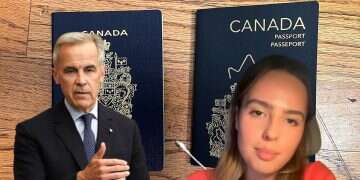 Canadian PM Mark Carney and the woman who applied for the passport Canadian told 'Kfar Saba, Israel' can't be listed on passport