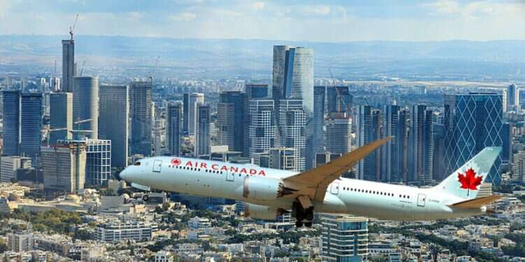 Air Canada slams brakes on major route to Israel