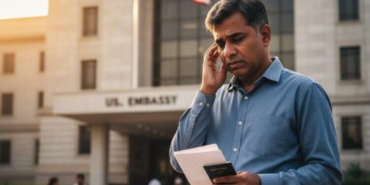 An Indian was denied a B2 visa despite wealthy status Indian tech professional denied US visa in under 60 seconds despite $120,000 salary