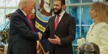 Trump hosts Syria's al-Sharaa at White House, says peace with Israel 'closer than ever'