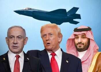 Mohammed bin Salman, Trump and Netanyahu. Photo: AP, AFP Trump: US will sell F-35 jets to Saudi Arabia