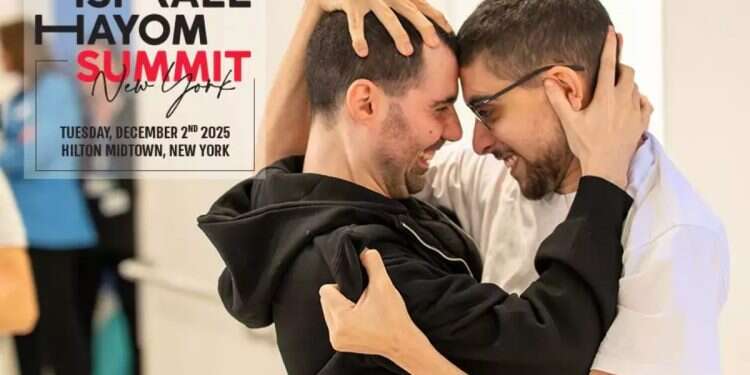 Evyatar David and Guy Gilboa Dalal. Photo: Boaz Oppenheim, GPO Freed hostages to speak together for the first time at the Israel Hayom summit in New York