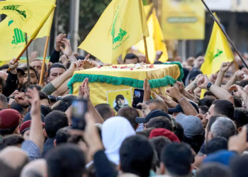 Funeral of slain Hezbollah chief of staff Report: Hezbollah disarmament slipping away as Israel readies new strikes