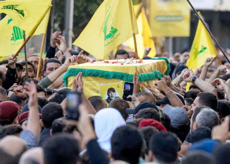 Funeral of slain Hezbollah chief of staff Report: Hezbollah disarmament in limbo as Israel readies new strikes