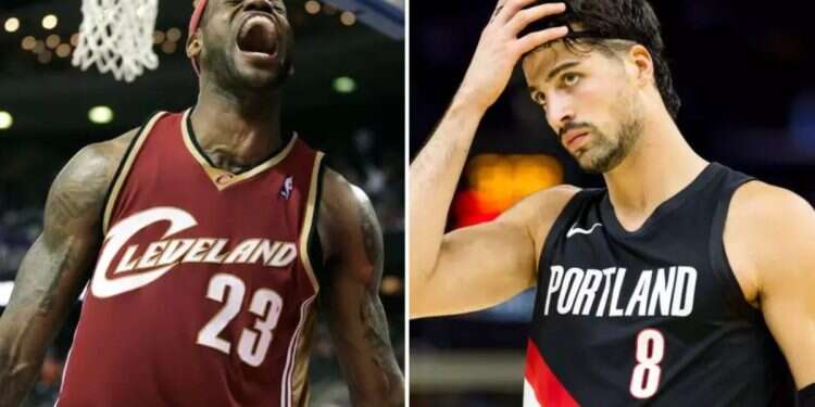 Deni Avdija and LeBron James in their sixth NBA seasons. Photo: IMAGN Images, AP Deni Avdija is tracking like LeBron James – and there's statistical proof