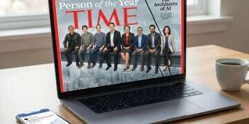 An AI rendition of the leaked cover Prediction market chaos after Time Person of the Year 'leaked'