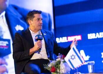 Amichai Chikli at the Israel Hayom Summit Israel's Chikli: Julani-Erdogan axis greatest threat