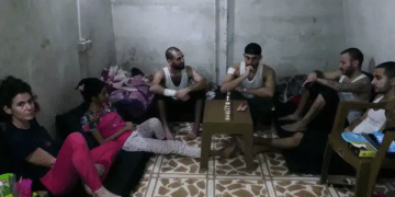 The six hostages murdered in captivity in chilling footage from the tunnel.
Photo: Israel Defense Forces Spokesperson’s Unit The six are all of us