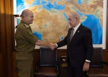 Prime Minister Benjamin Netanyahu appoints Maj. Gen. Roman Gofman, his military secretary, as the next Mossad director. Photo: Prime Minister’s Office Spokesperson Netanyahu names Maj. Gen. Roman Gofman as next Mossad director