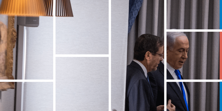 Benjamin Netanyahu and Isaac Herzog. Photo: Oren Ben Hakoon The magic formula for Netanyahu's pardon