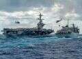The aircraft carrier USS Abraham Lincoln. Photo: AFP US-Iran showdown nears as Israel is pulled deeper in